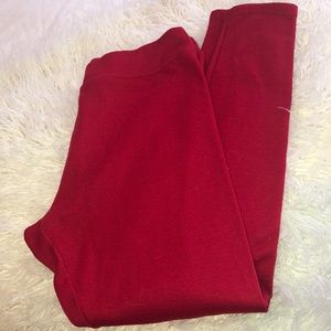 Sz M women’s red joggers